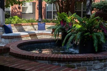 Beautifully landscaped courtyard ( click here for virtual tour)